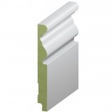 Biala listwa podlogowa lakierowana - Profil 4 - wymiary 150/18 mm