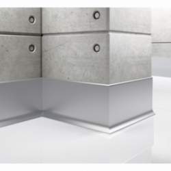 Listwa przypodłogowa aluminiowa, Creativa / cokół aluminiowy LP80 / dł. 250 cm