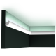 Listwa oświetleniowa gięta (flex) gładka CX188F (wym.200x3.4x3cm)