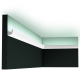 Listwa oświetleniowa gięta (flex) gładka CX189F (wym.200x2.7x2.7cm)