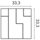 Panel ścienny 3D	W102 (wym.33.3x33.3x2.5cm)