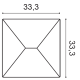 Panel ścienny 3D	W106 (wym.33.3x33.3x2.9cm)