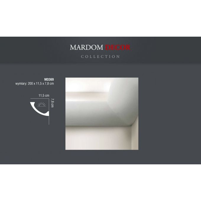 Listwa poliuretanowa Mardom Decor oświetleniowa MD369 MARDOM DECOR - 1