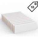 Listwa przypodłogowa MDF trzykrotnie lakierowana biała (TRIO S - 100x16) - paczka 10 listew / 24,4 mb