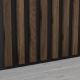 Drewniane lamele na płycie - panele ścienne 3D - kolor Orzech Columbia