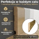 Listwa przypodłogowa MDF Solo  wym. 80/16 mm Wilgocioodporna lakierowana