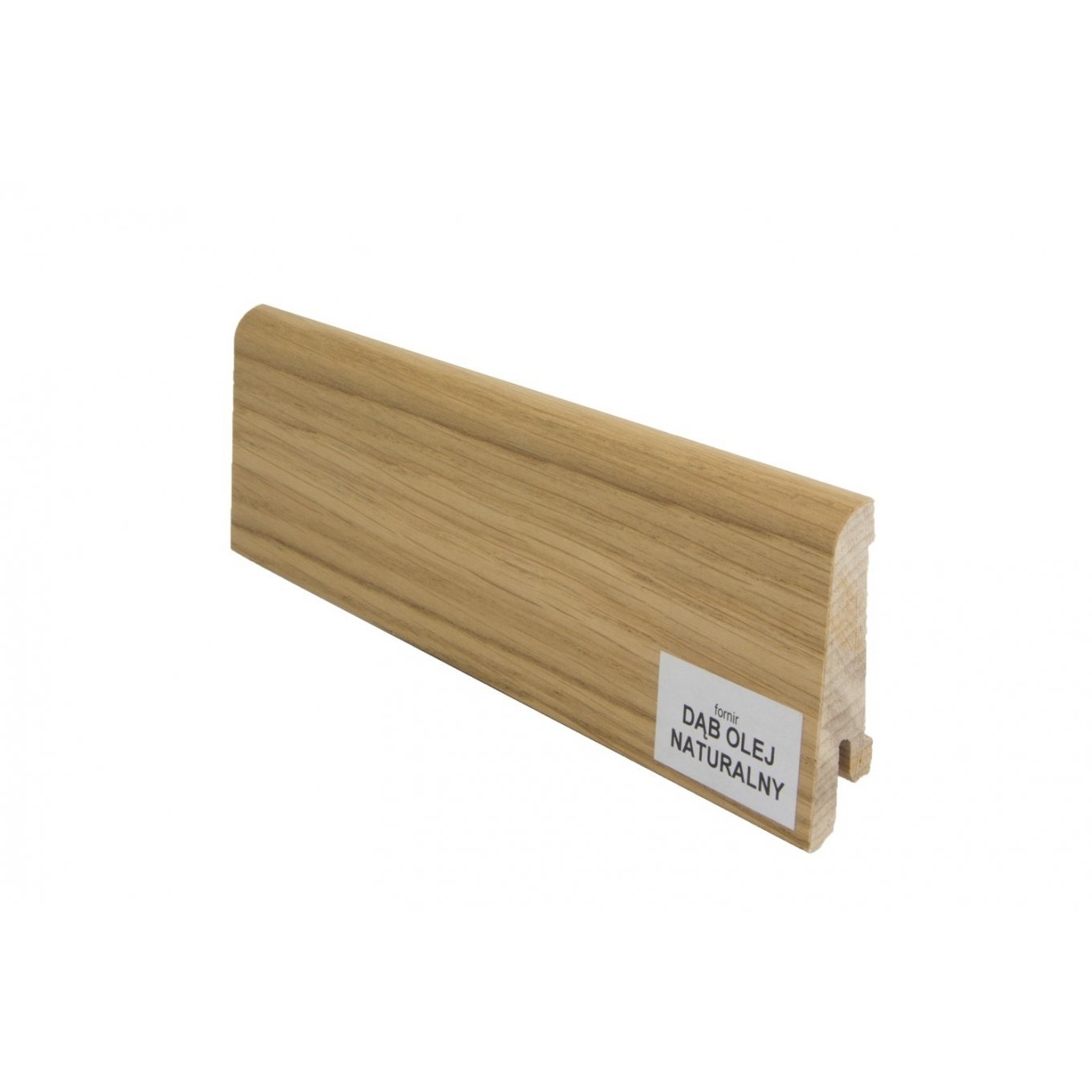Listwa przypodłogowa drewniana (60/14 mm) DĄB OLEJ NATURALNY Pedross - 1