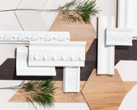 Próbki listew boazeryjnych