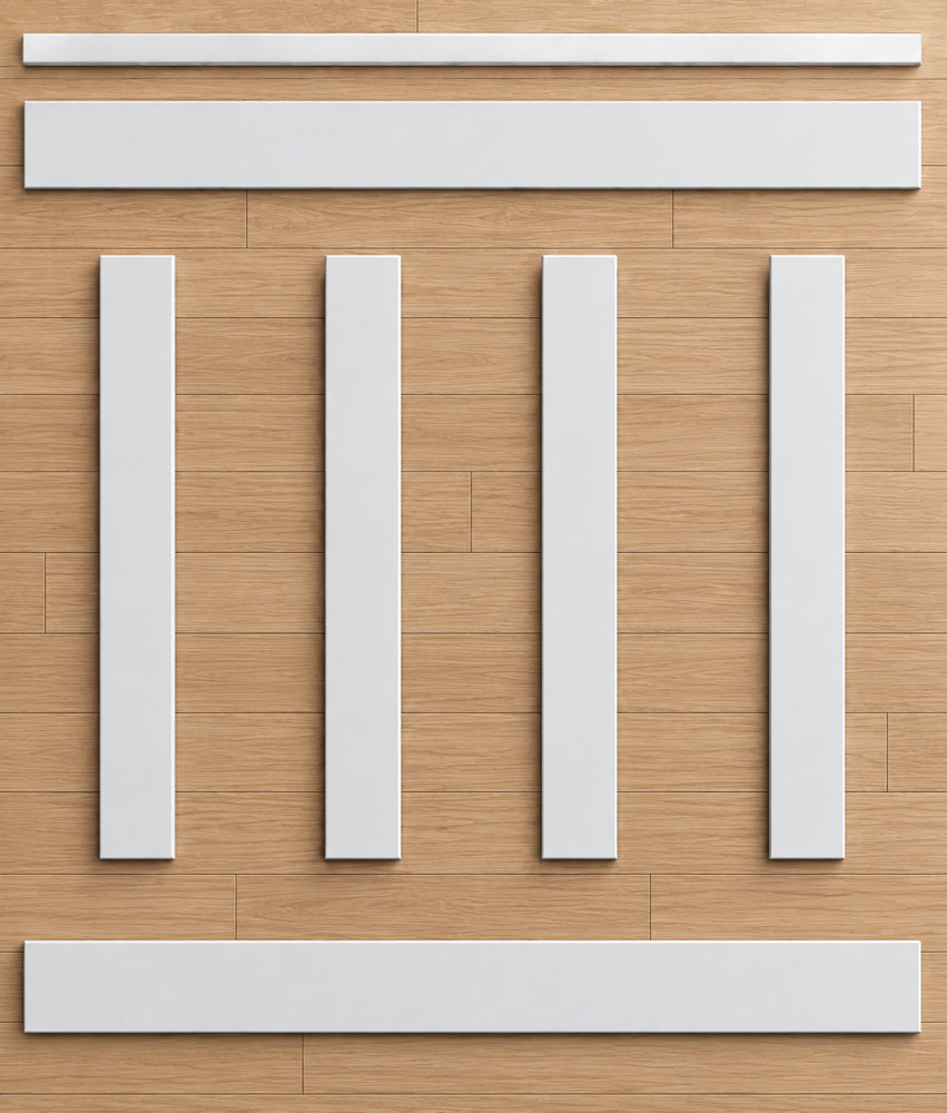 Boazeria ścienna AXIS - długość 200 cm, wysokość 114,5 cm - zestaw listew MDF MONTAZ-BOAZERII-ANGIELSKIE-AXIS-INSTRUKCJA-4