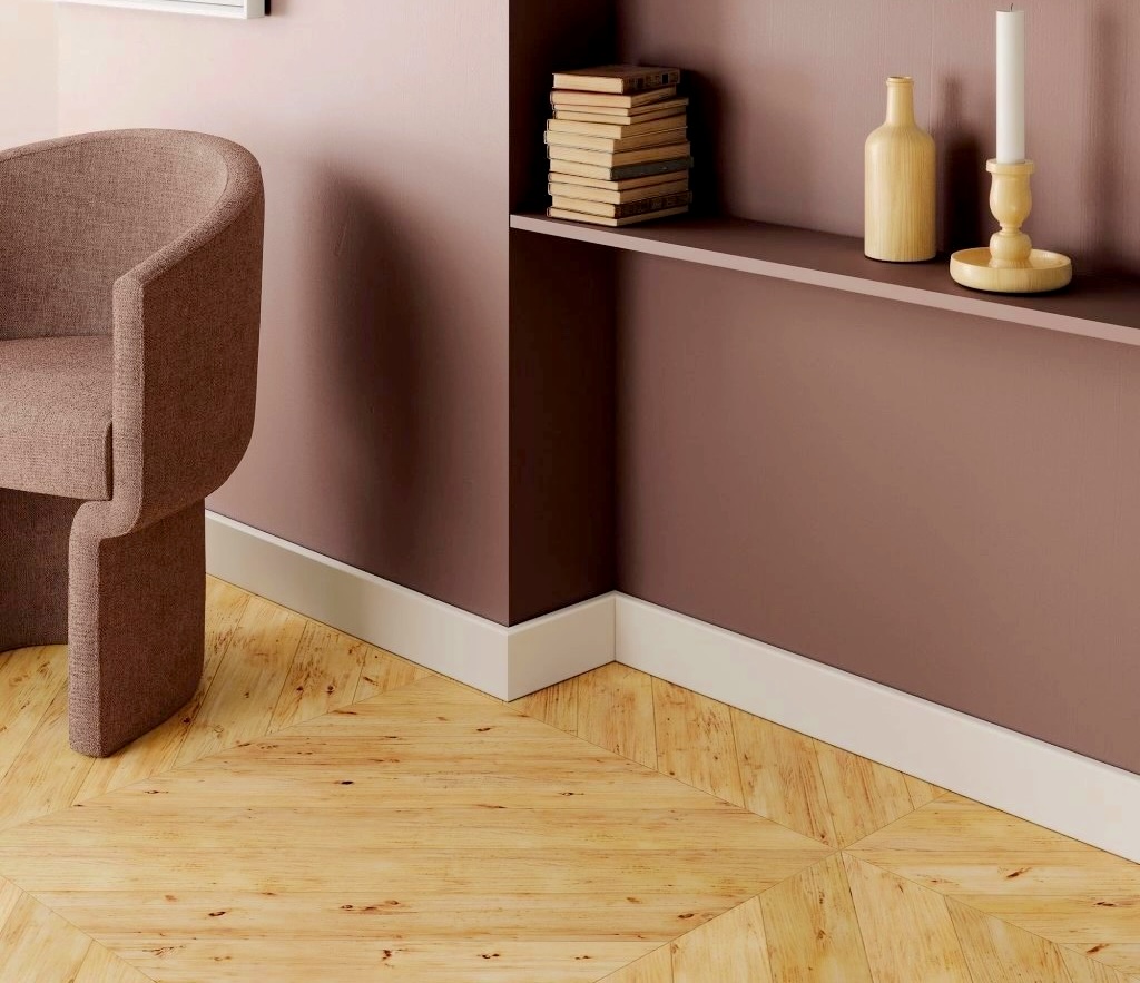 8cm biala listwa przypodlogowa mdf w salonie