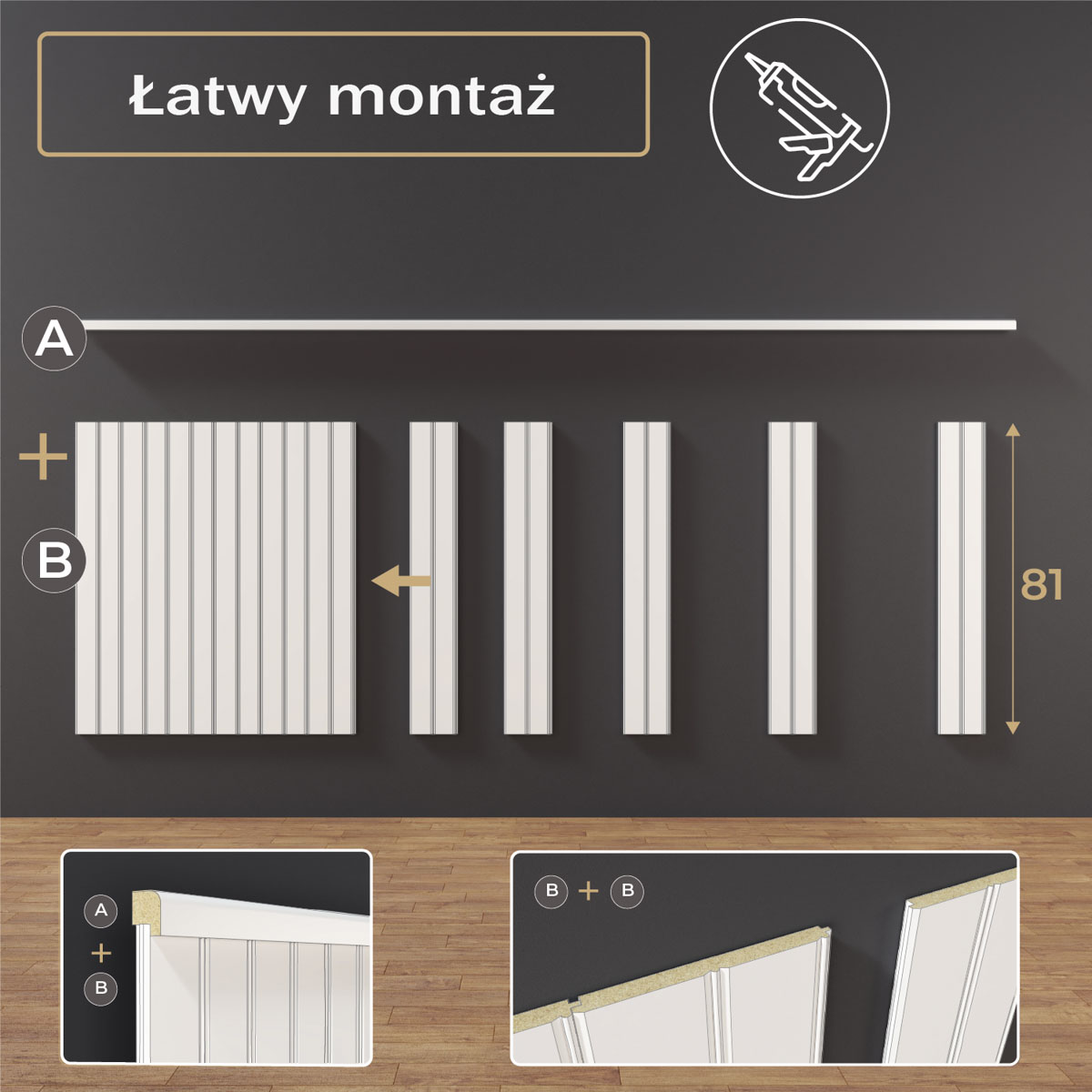 Instrukcja montażu boazerii Nova-1