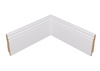 Narożnik wewnętrzny do listwy przypodłogowej lakierowany biały z wodoodporną powłoką ESTILO 8cm