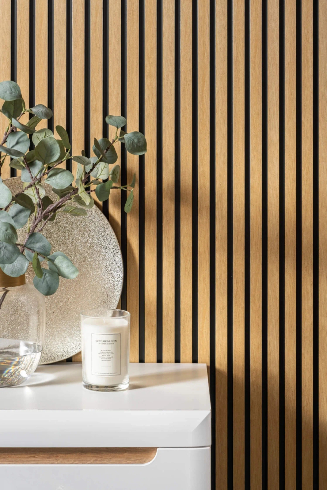 Lamela ścienna Dąb Naturalny L0205T, kolor naturalny dąb, wym. 200 x 1.2 x 12.1 cm, z PolyForce