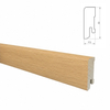 Listwa przypodłogowa drewniana 50x18 mm - dąb europejski lakierowany
