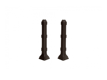 Narożnik zewnętrzny listwy podłogowej Creativa LP80 Kawowy EC40S - 2 szt