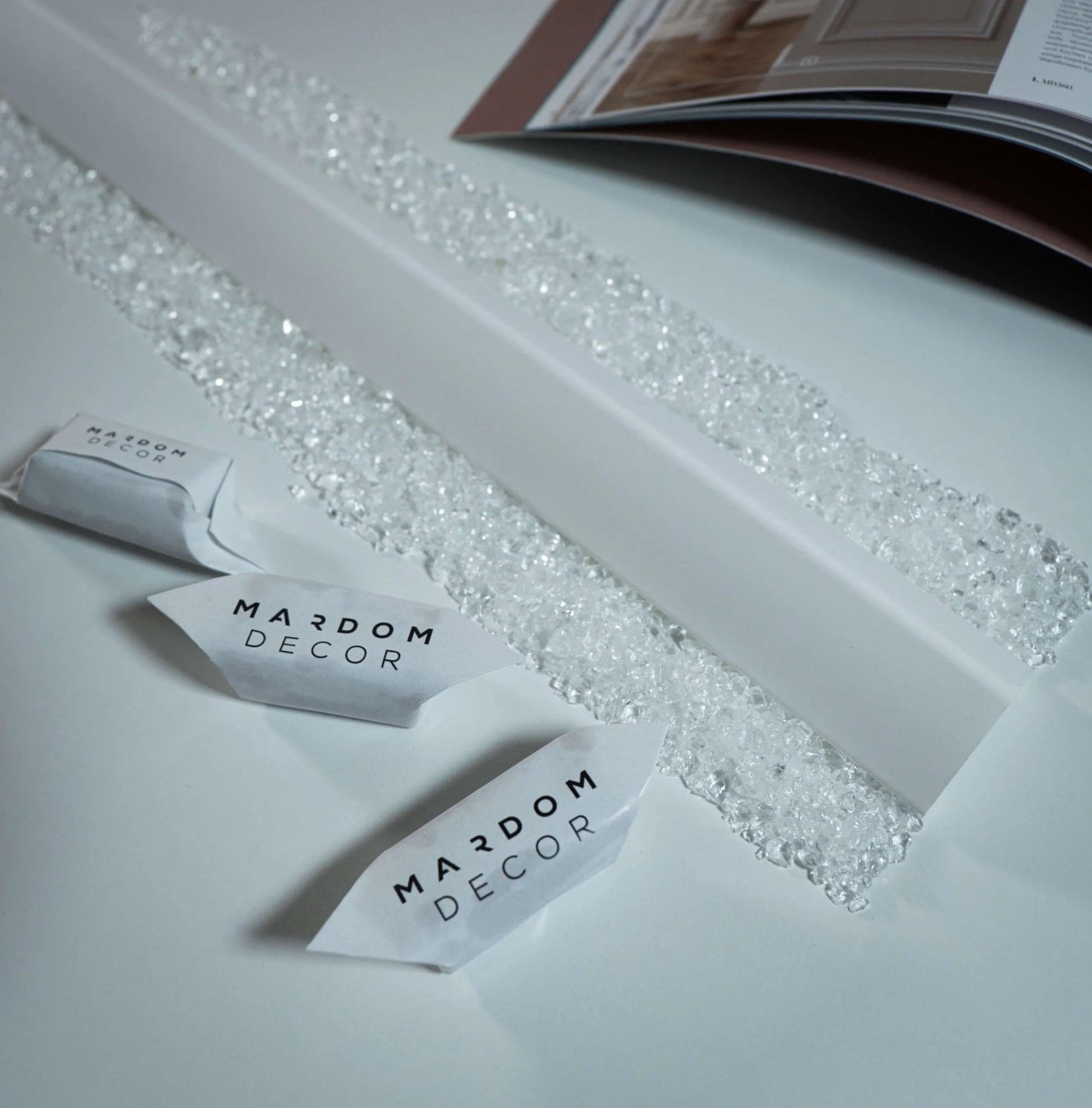 Listwa narożna biała MD237 wym. 200 x 3 x 3 cm, z PolyForce