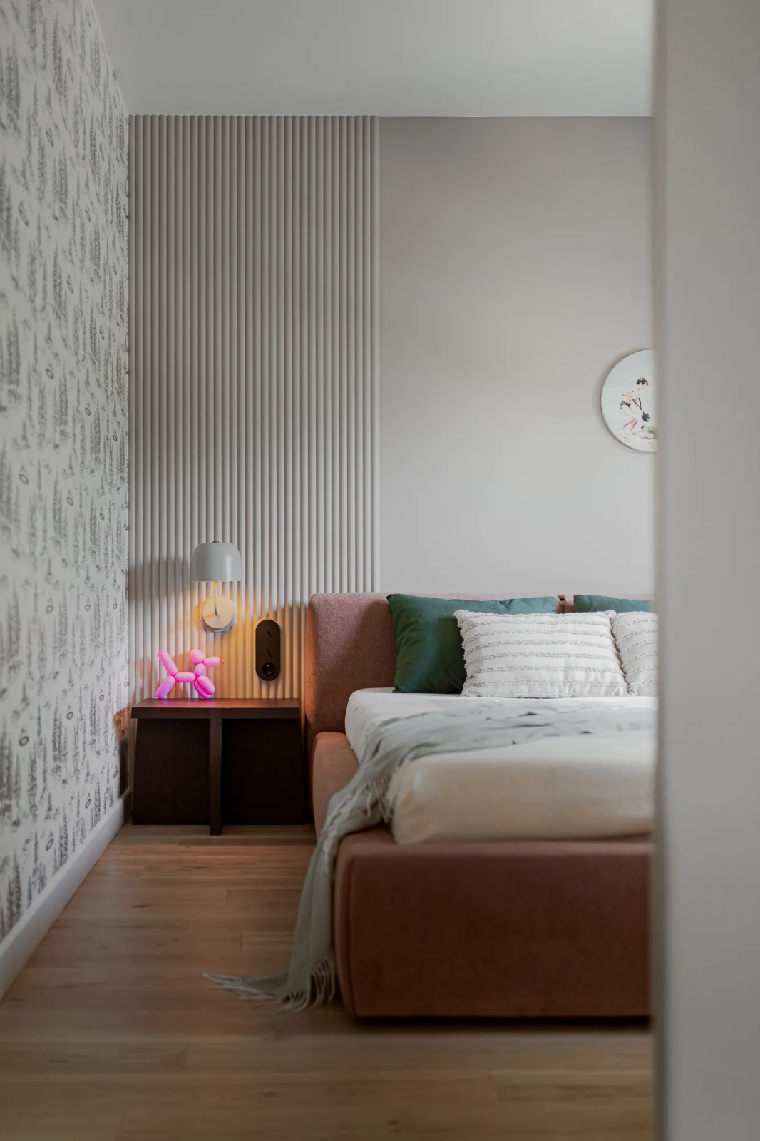 Panel ścienny WP001 Duna biały wym. 270 x 1.32 x 24.7 cm, z PolyForce