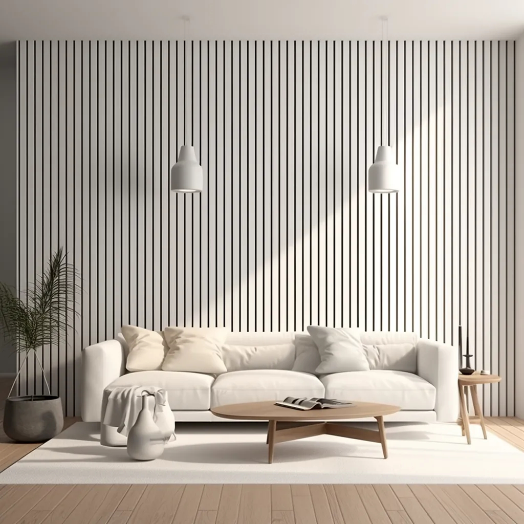 Lamela ścienna biała L0201TP, wym. 200 x 1.2 x 12.1 cm, z PolyForce