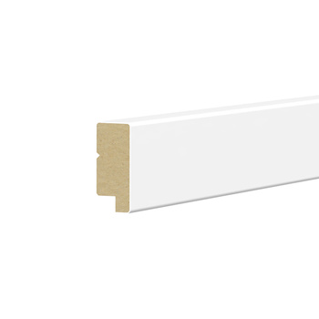 PRÓBKA 20 CM - Listwa wieńcząca do boazerii ściennej MDF - PLANO XL - Biala Premium