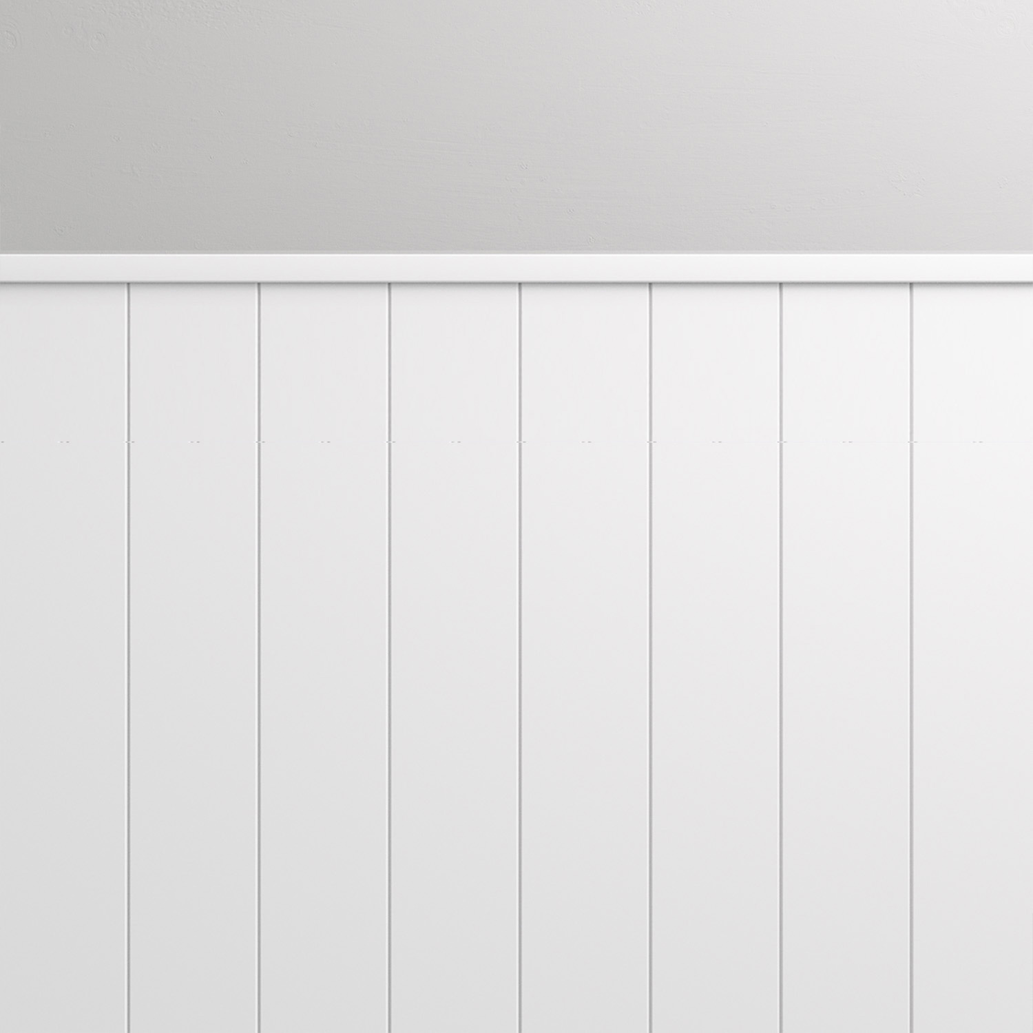 Nowoczesna boazeria ścienna MDF lakierowana – styl angielski - zestaw listew - długość 225 cm / wysokość 83 cm (model Nova-2 Slim)