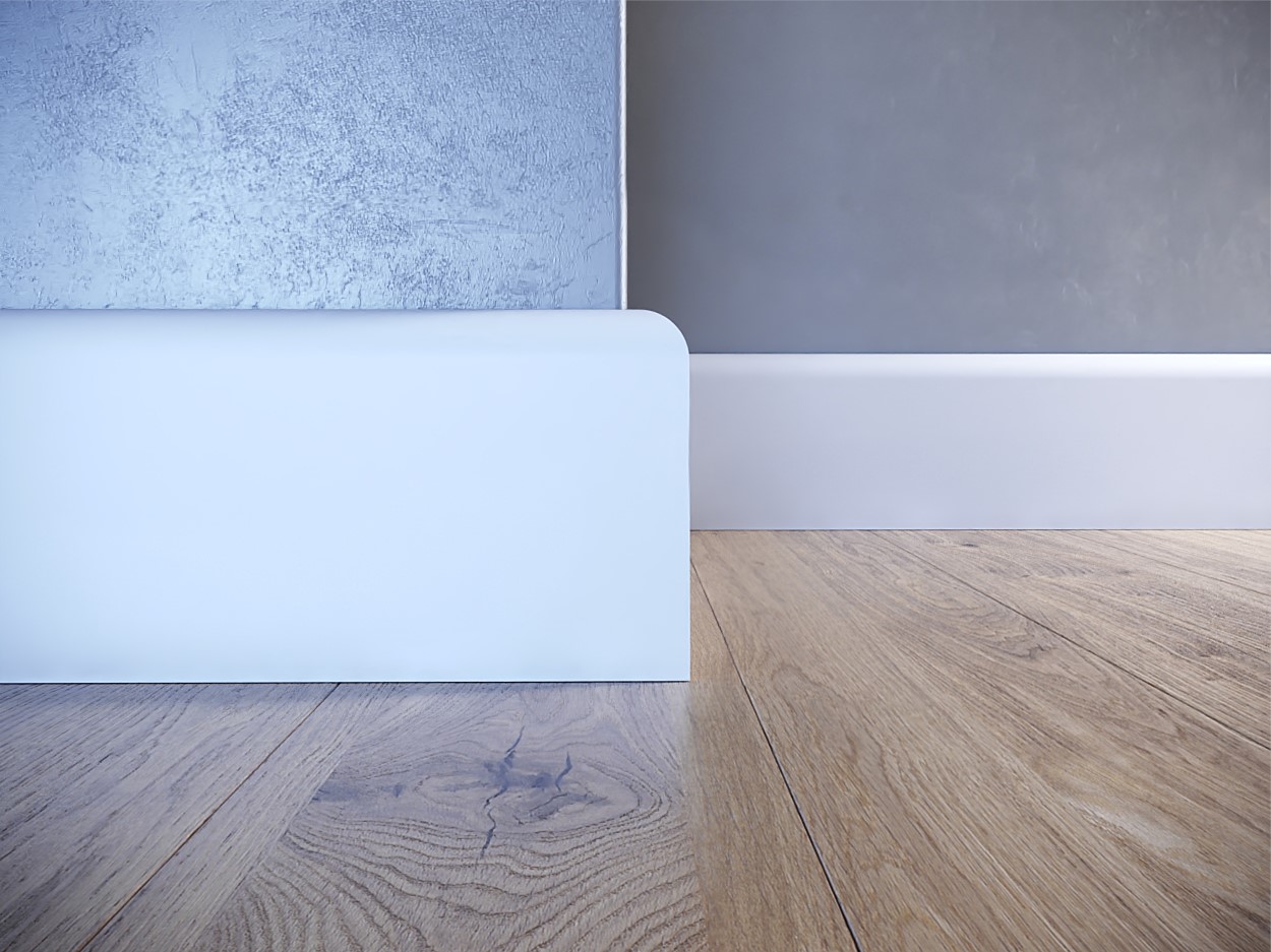 Listwa przypodłogowa drewniana lakierowana OPAL 100 (240 cm x 10 cm x 1,6 cm) iglaste