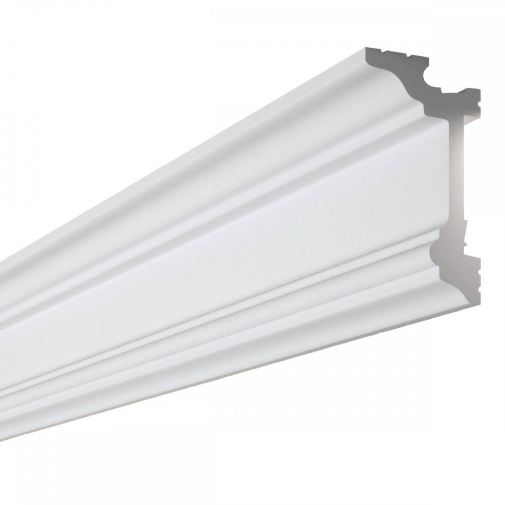 Maskownica karnisza Mardom Decor MD137 biała wym. 200 x 9.6 x 5.5 cm, z PolyForce