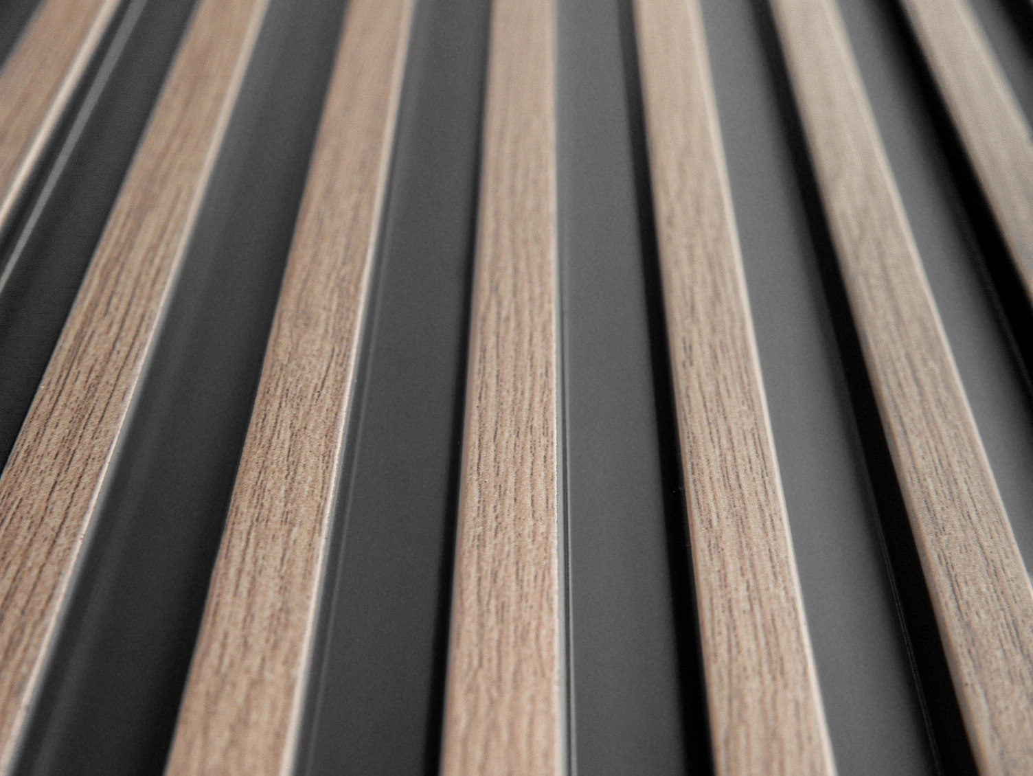 Lamela ścienna Dąb Szary L0103T wym. 200 x 1.2 x 12 cm, z PolyForce, kolor szary dąb