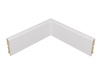 Narożnik wewnętrzny do listwy przypodłogowej lakierowany biały FOGE - LB1 10cm
