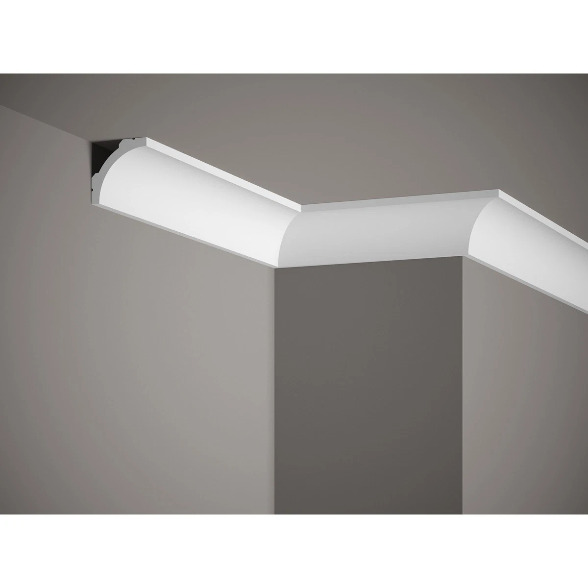 Listwa przysufitowa MD210 biała wym. 200 x 5 x 5 cm, z PolyForce