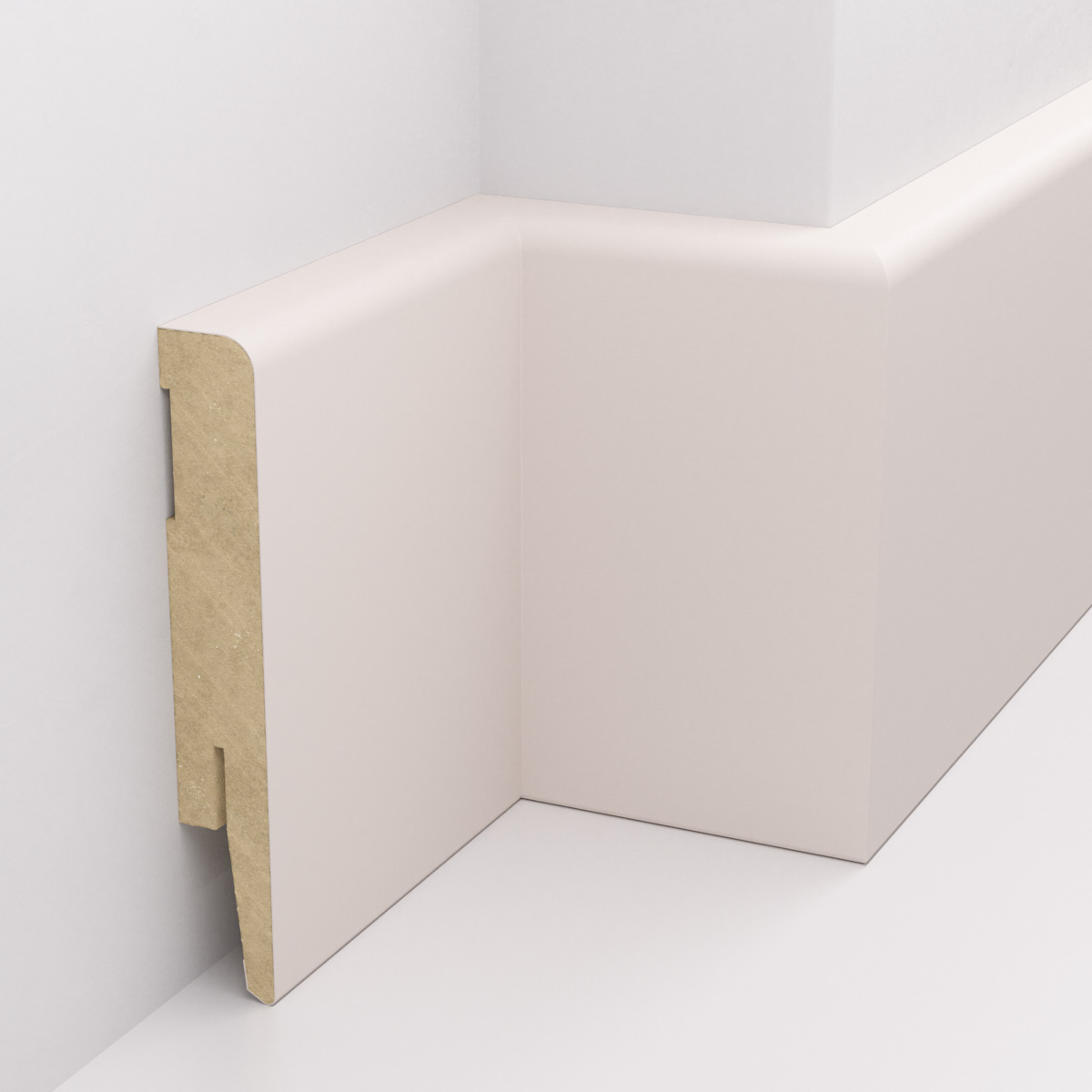 PRÓBKA 20 CM - Listwa przypodłogowa MDF TRIO R5, Kaszmir, 10cm
