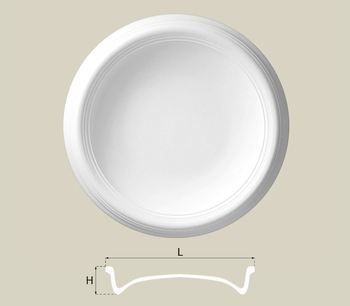 Rozeta, dekoracja sufitowa Creativa R-22