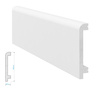 Listwa przypodłogowa Krome P10018 z wysokiej gęstości polistyrenu (240 cm x 10 cm x 1,8 cm) biała