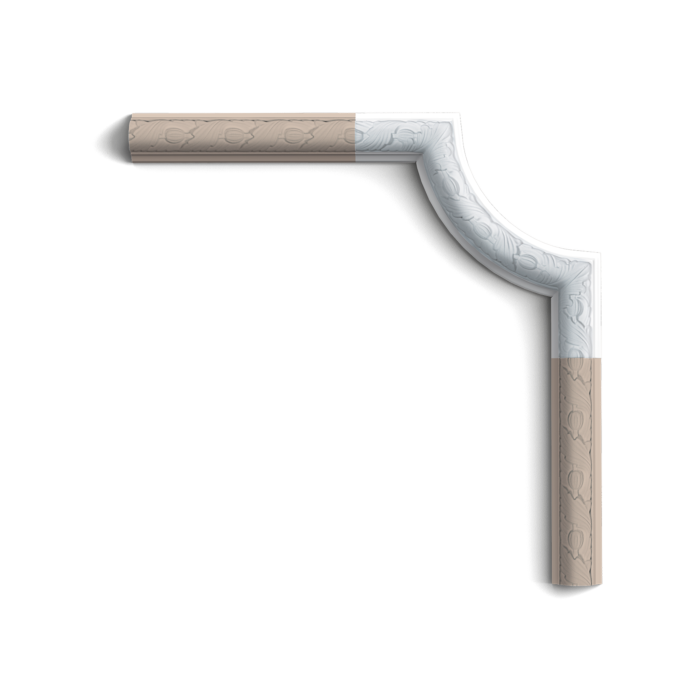 Narożnik listwy ściennej Orac Decor P101A