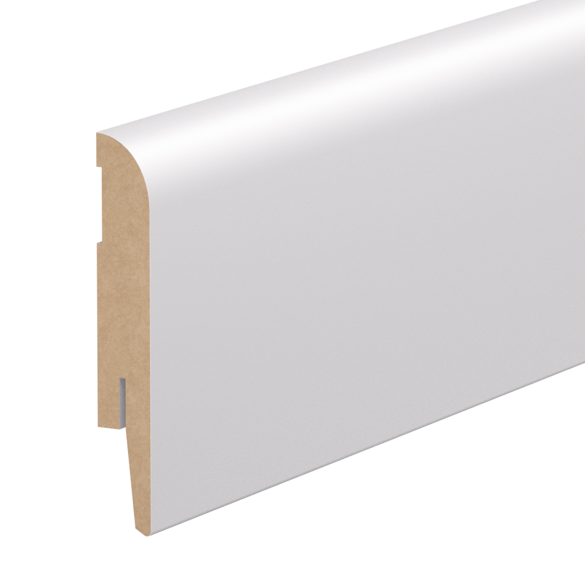 Listwa przypodłogowa MDF OTTO, Biała Premium, 10cm