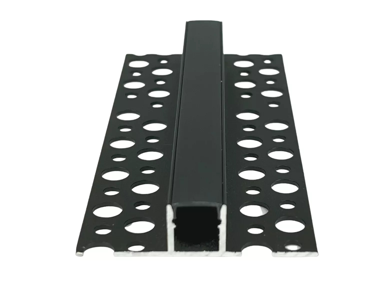 Aluminiowy profil ścienny LED LLP1 do lameli, kolor srebrny, wym. 200 x 1.3 x 5.3 cm, z aluminium.