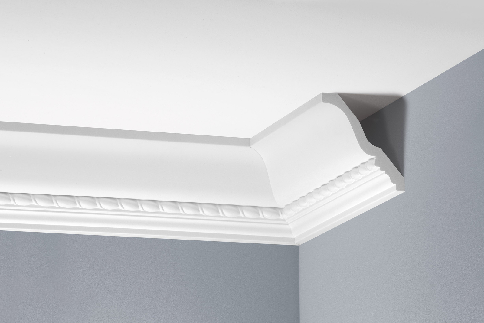Listwa przysufitowa zdobiona Creativa LGZ-09, wym. 9.4 x 8.6 x 240 cm