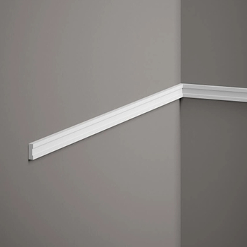 Listwa ścienna MDD316 biała wym. 200 x 0.5 x 1.5 cm, z ProFoam