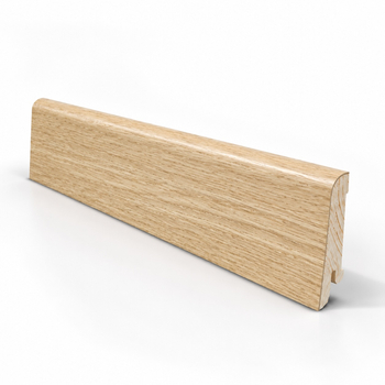 Listwa przypodłogowa drewniana 60x15 mm - dąb europejski lakierowany