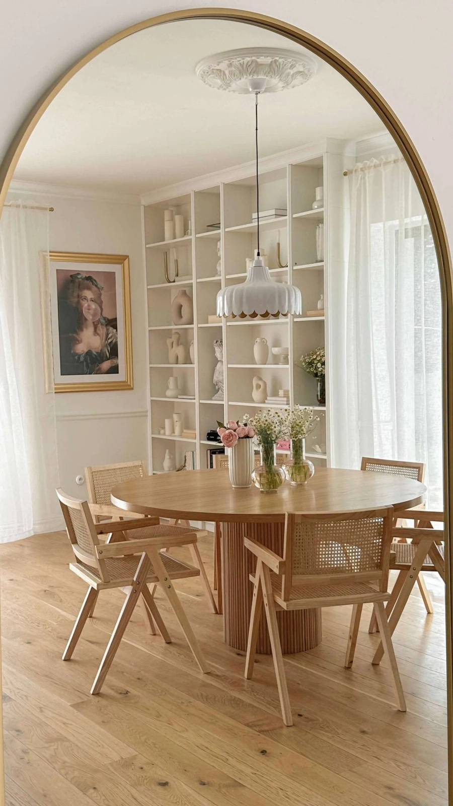 Rozeta sufitowa B3033 biała o wysokości 5.4 cm, z ProFoam