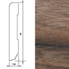 Drewniana listwa przypodłogowa lakierowana 95/15 (240 cm x 9,5 cm x 1,5 cm) Orzech Amerykański