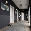 Listwa boazeryjna ELEGANT, boazeria ścienna MDF, do malowania, 207x10 cm