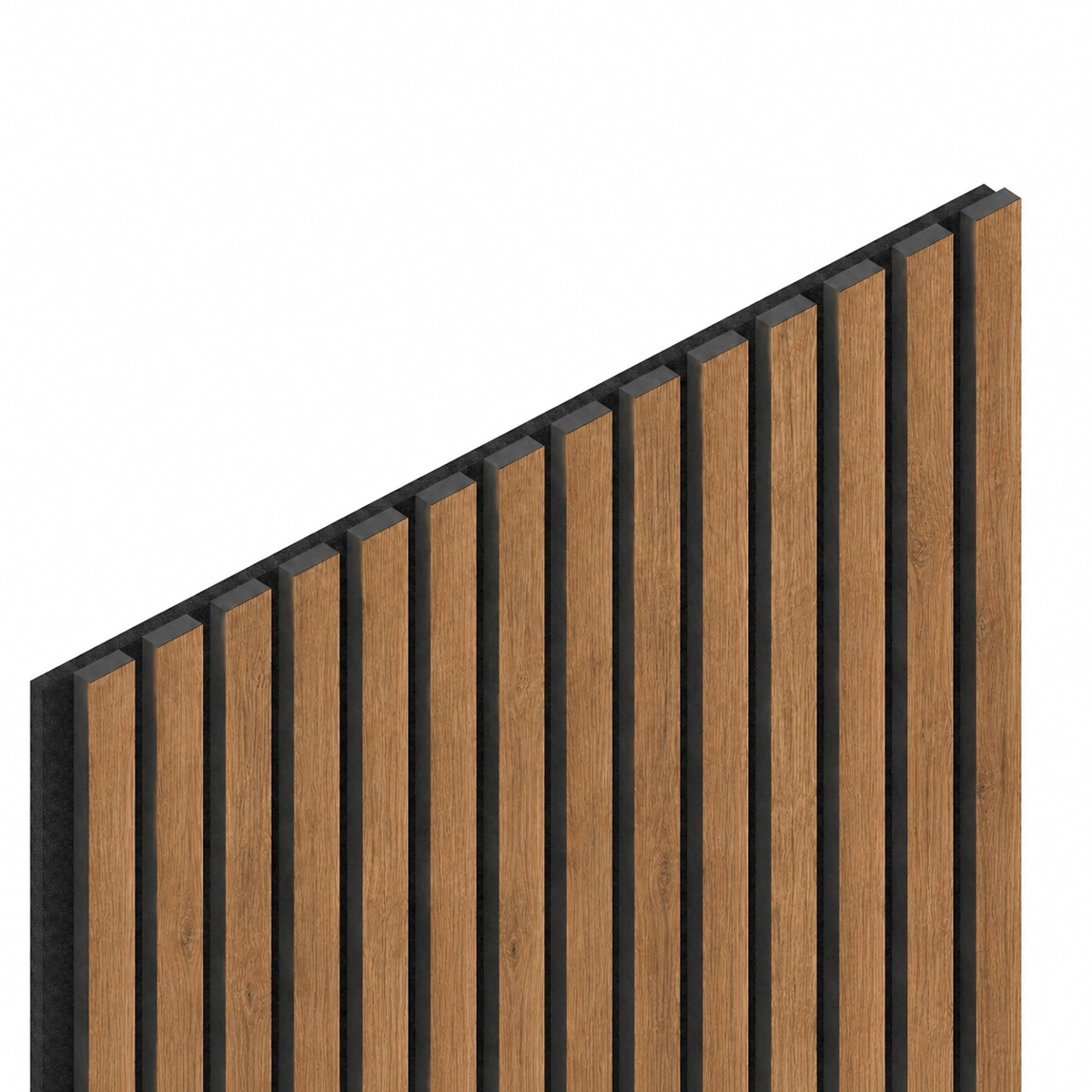 Lamele Fornirowane na filcu akustycznym - Dąb Olejowany 60 x 280 panel z 14 lamelami zdjęcie produktowe