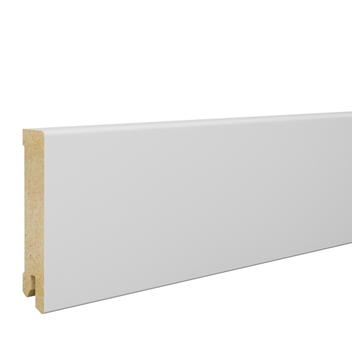 Listwa przypodłogowa MDF Biała Premium, 80x15 mm, Pedross