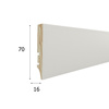 Listwa przypodłogowa drewniana lakierowana PW7C P7C27362A (220 cm x 7 cm x 1,6 cm) iglaste białe
