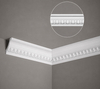 Listwa przysufitowa MDA106 biała wym. 200 x 7.5 x 7.5 cm, z ProFoam