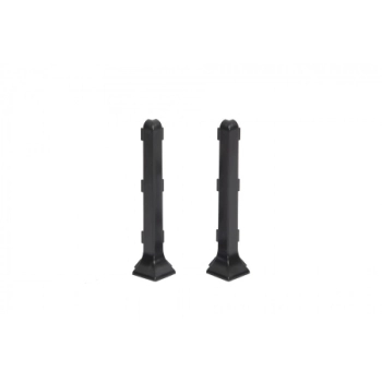 Narożnik zewnętrzny listwy podłogowej Creativa LP100 grafit RAL7021 - 2 szt