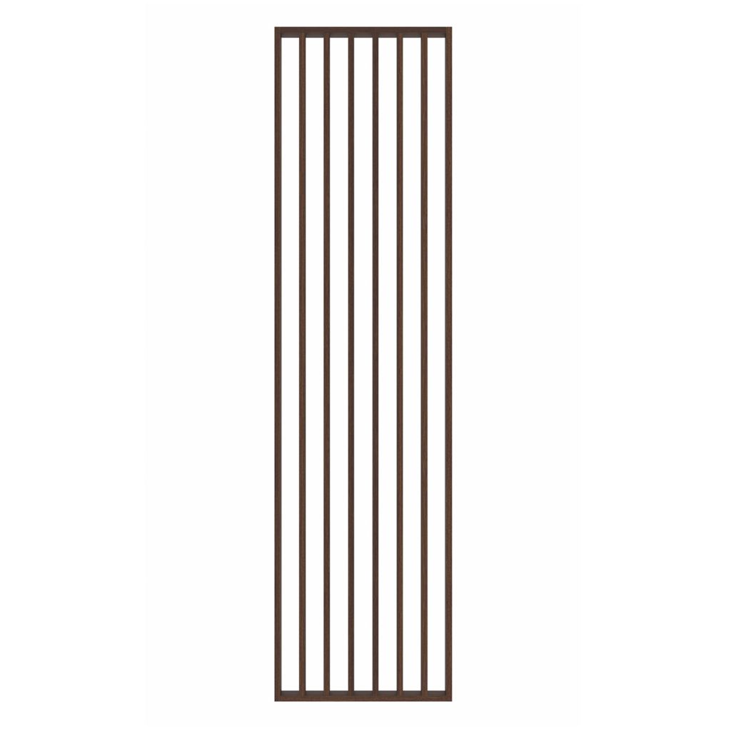 Ścianka przestrzenna działowa z lameli Dąb Brązowy 65x580x2750 mm