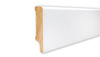 Listwa przypodłogowa drewniana LAPIS 80 lakierowana (240 cm x 8 cm x 1,6 cm) drewno iglaste białe RAL 9003