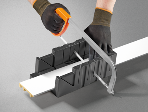 Biała Listwa przypodłogowa cokół Creativa STL80 - PVC – Status Line 220 cm