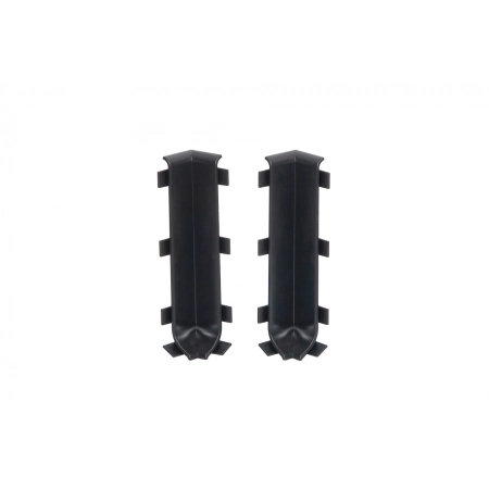 Narożnik wewnętrzny listwy podłogowej Creativa LP80 grafit RAL7021 - 2 szt